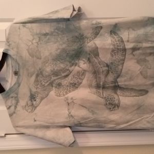 AniMall Monotone Sea Turtle Tee Lg